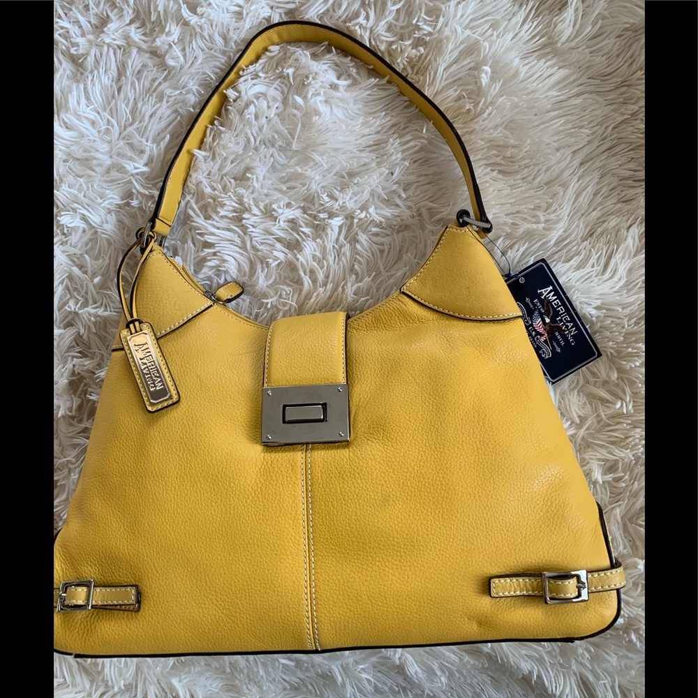 American Living Yellow Leather Purse
